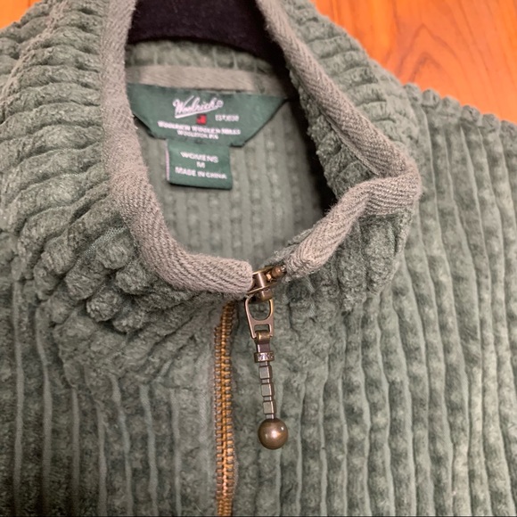 Woolrich Kinsdale Green Corduroy Vest Medium - Picture 2 of 7